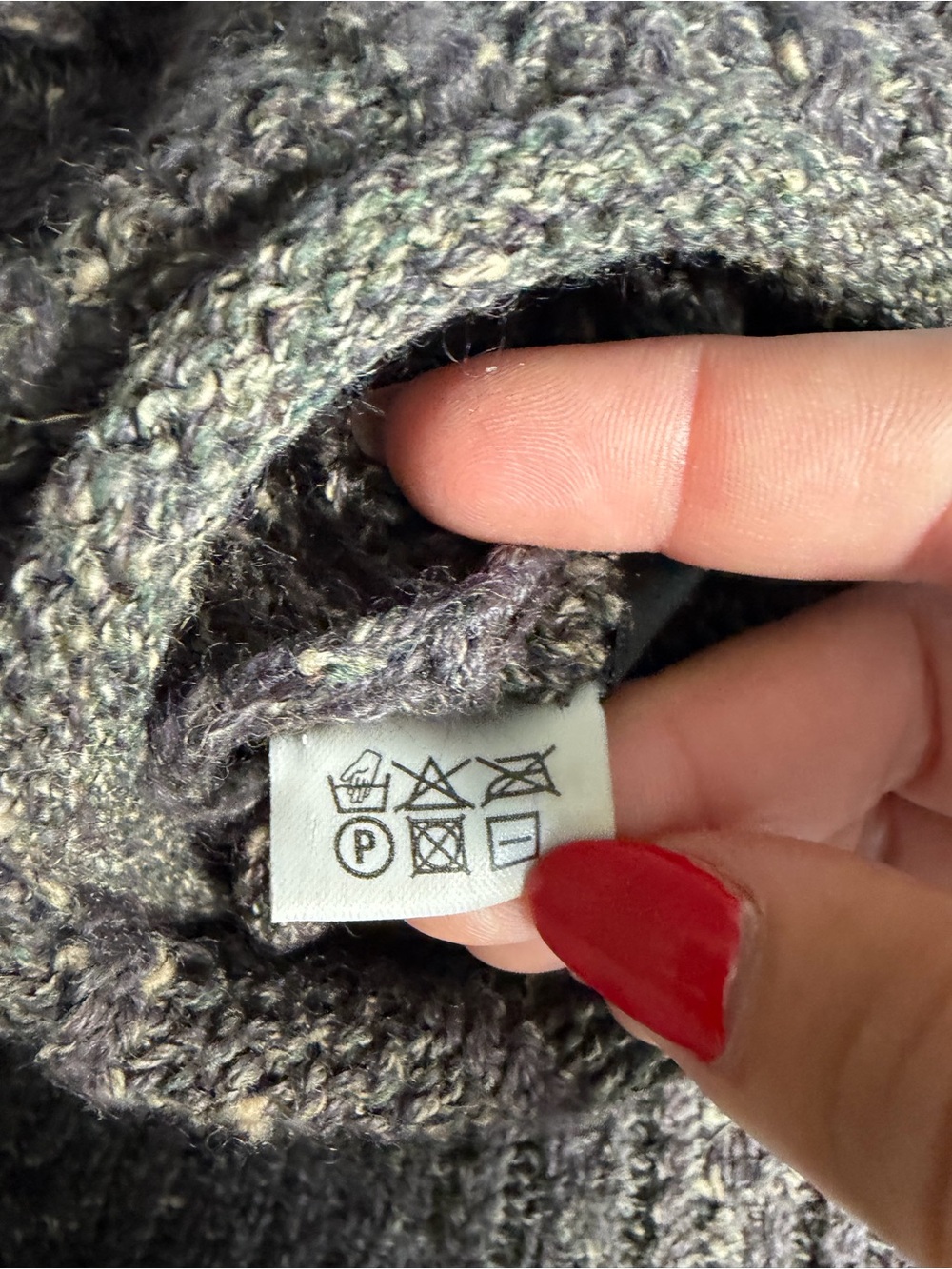 Peruvian Connection Ireland Made Alpaca Wool Silk Speck Green Mock Neck Sweater - Picture 10 of 12
